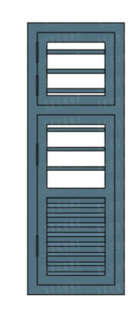 1-panel steel window SC106