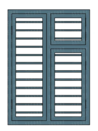 2-panel steel window SC201