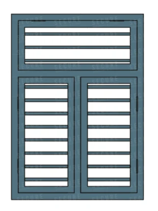 2-panel steel window SC203