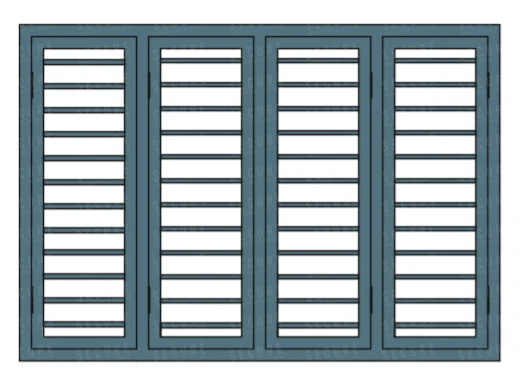 4-panel windows