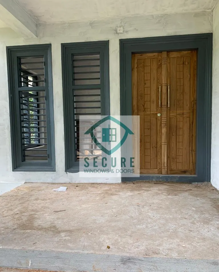 New home — windows & main door — SECURE steel windows and doors, photo 1